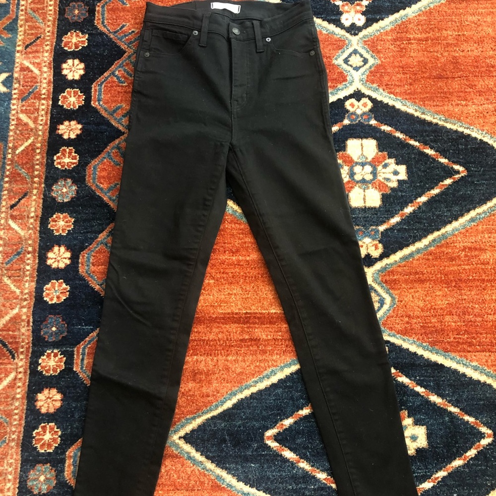 Madewell Black 10 inch High-rise Skinny Jeans - Size 26